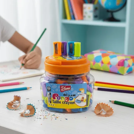 TAILLE CRAYON PLUMA BOITE 72 PCS 7918A