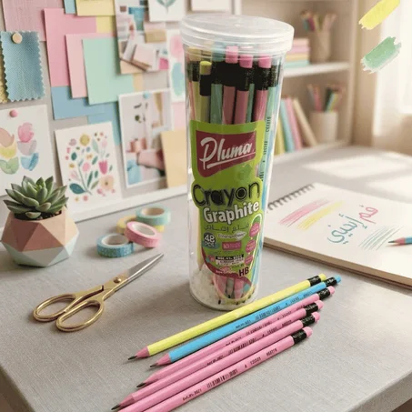 CRAYON NOIR BOITE DE 48 PLUMA PL8821