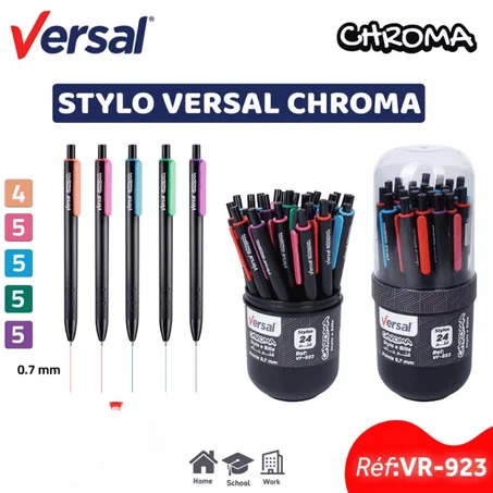 STYLO VERSAL CHROMA 24 PCS MIX VR 923
