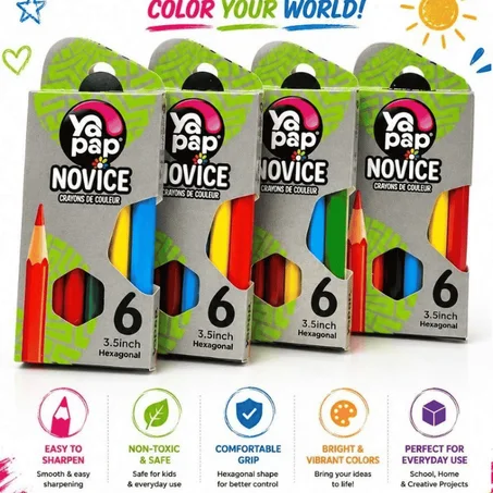 CRAYON COULER 06PM HEXA YA12606 YAPAP