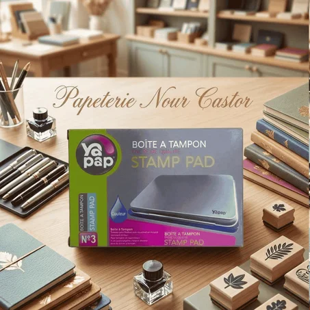 Boite a Tampon STAMP PAD BLEU 0355