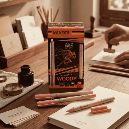 STYLO A BILLE AVEC  woody