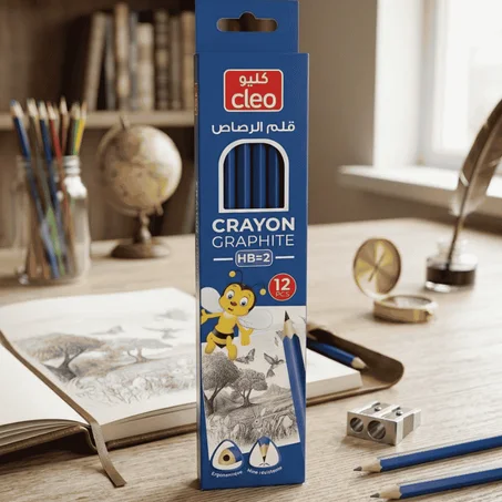 CRAYON NOIR HB CLEO BOITE DE 12