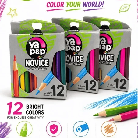 CRAYON COULER 12PM HEXA YA12607 YAPAP