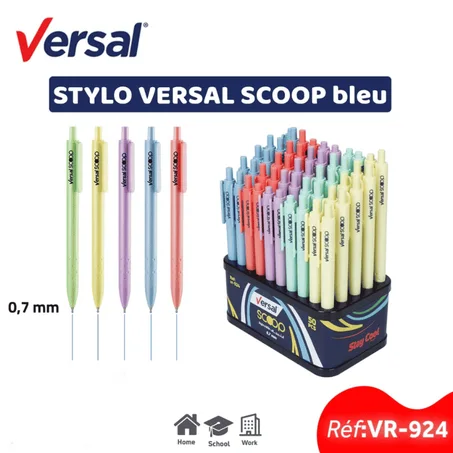 STYLO VERSAL SCOOP BLEU 50 PCS VR 924