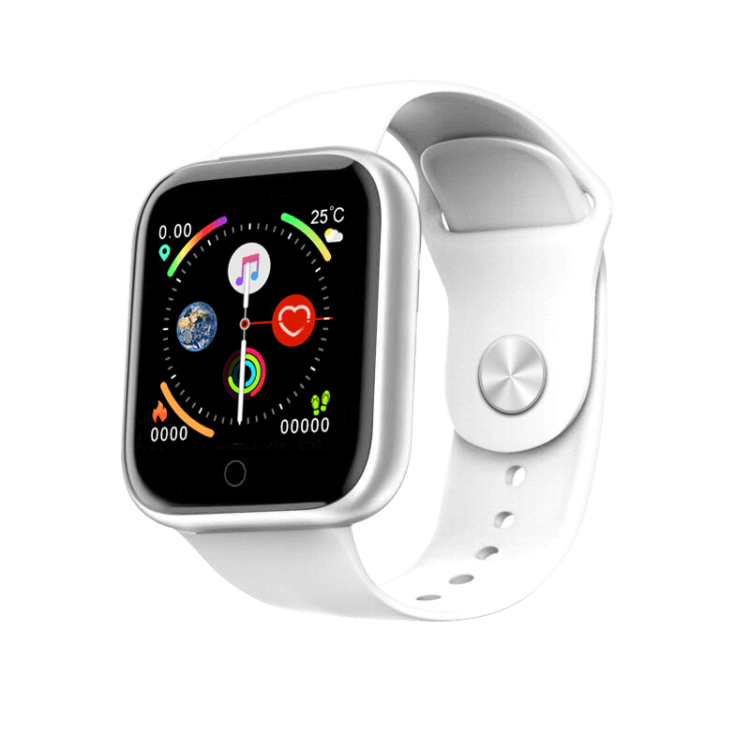 smart wach d20 ساعة ذكية تعمل بالبلوتوث ومقاومة للماء ومعدل ضربات القلب ومتعقب للياقة البدنية للرجال والنساء