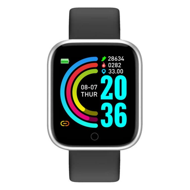 smart wach d20 ساعة ذكية تعمل بالبلوتوث ومقاومة للماء ومعدل ضربات القلب ومتعقب للياقة البدنية للرجال والنساء