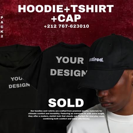 HOODIE+ T-SHIRT+ CAP | PACK 5