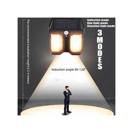 Lampe solaire avec détecteur de mouvement