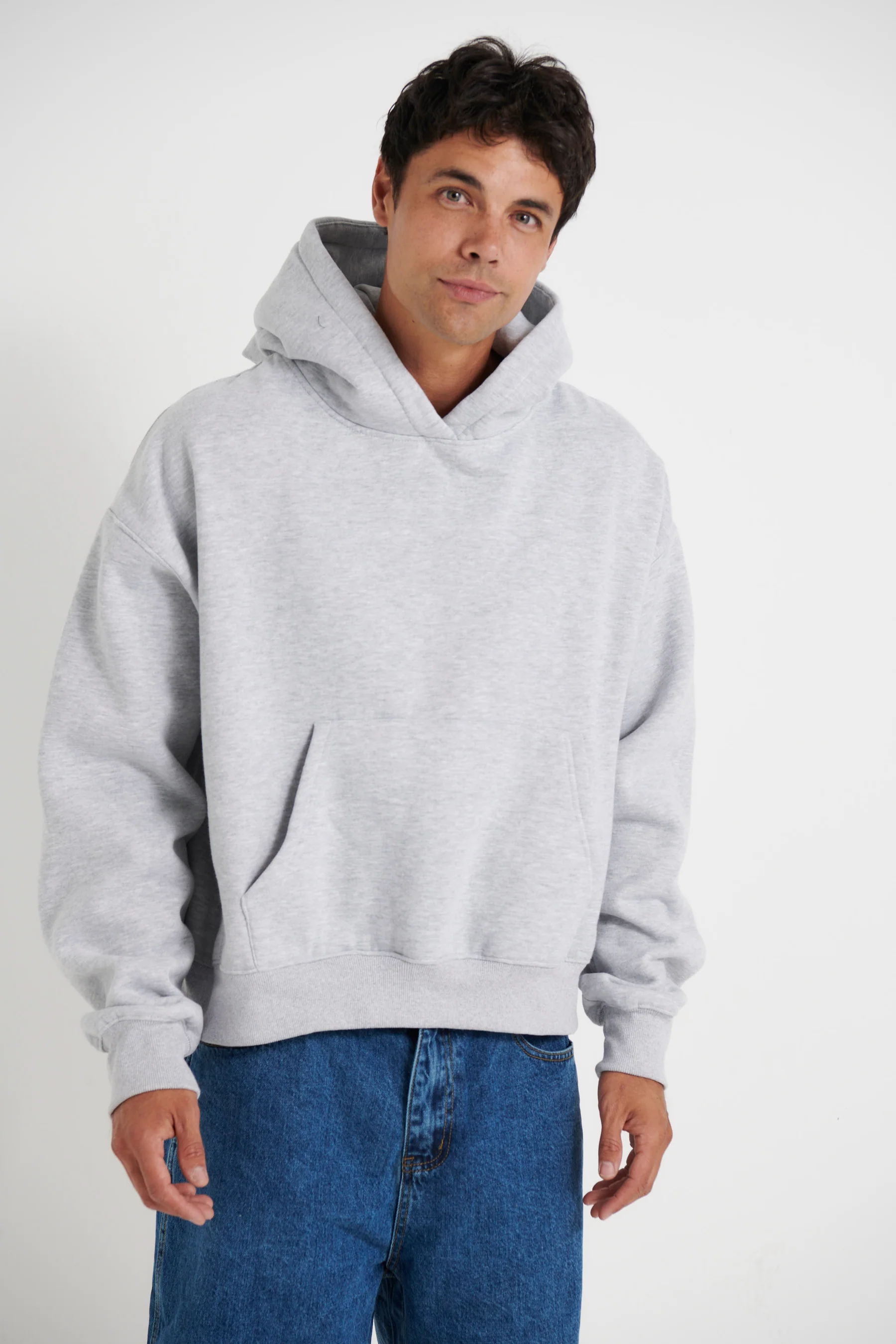 Grey Oversized Hoodie