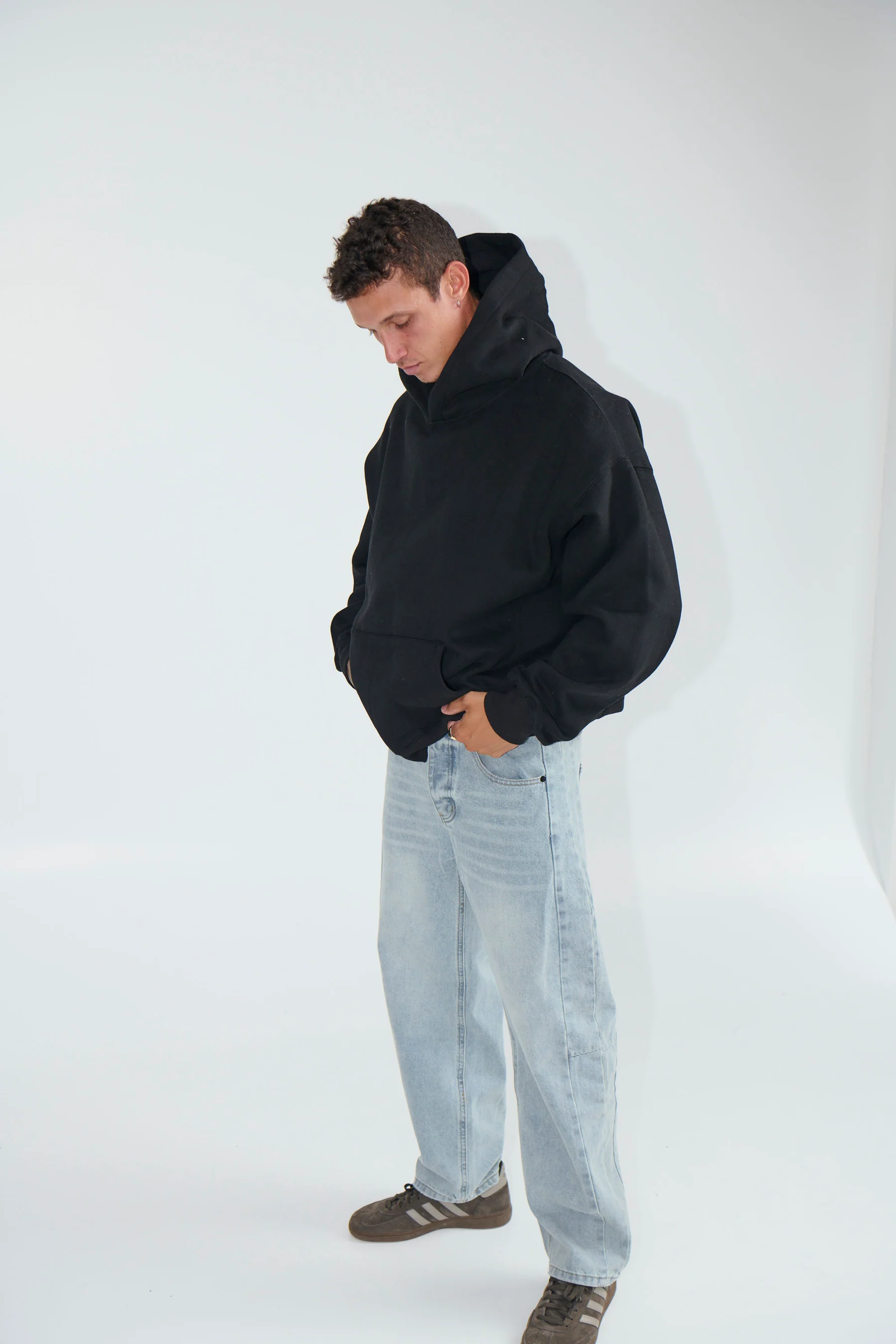 Black Oversized Hoodie