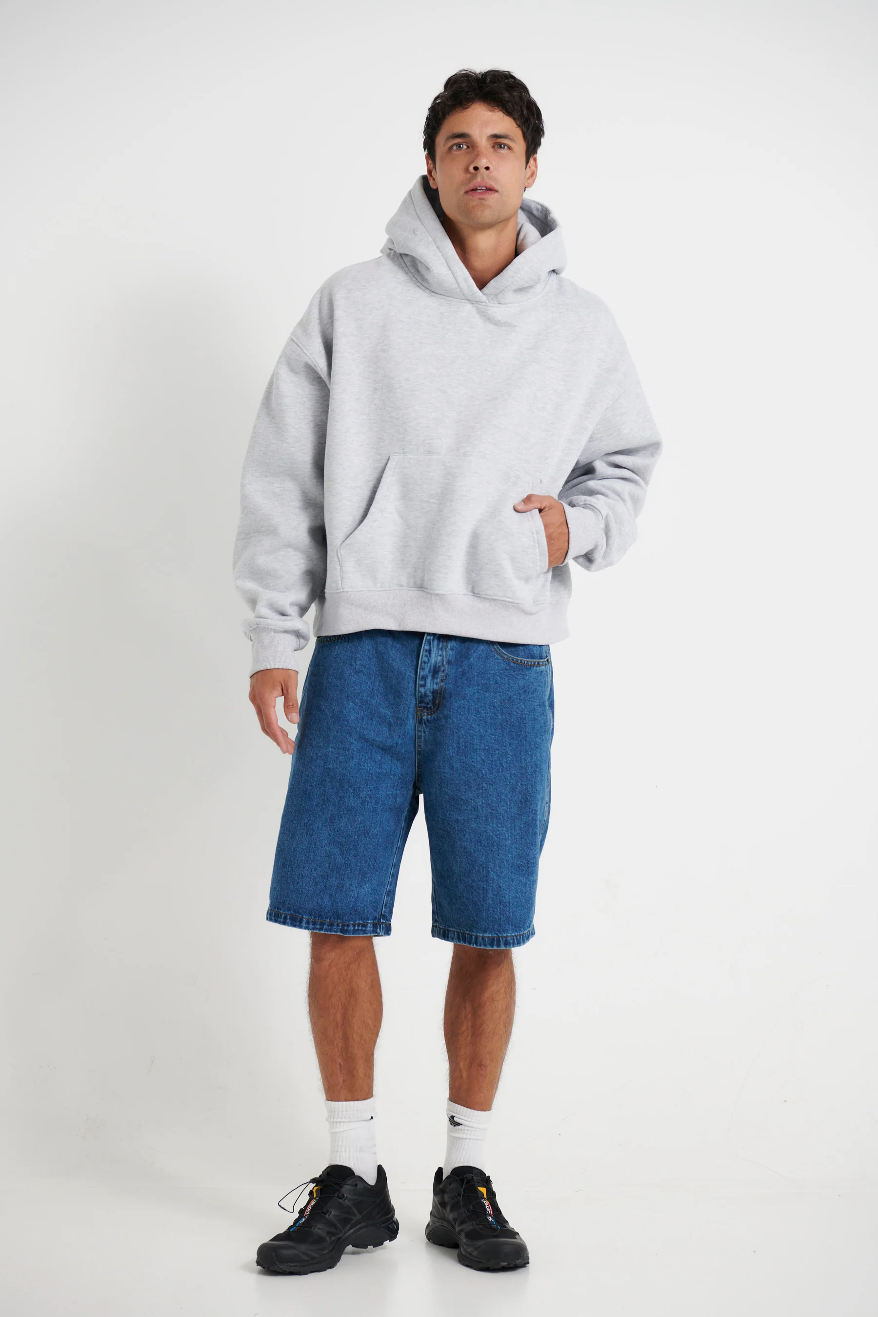 Grey Oversized Hoodie