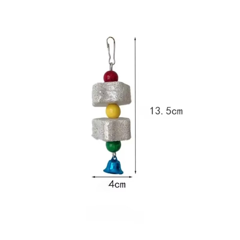 Flower-Shaped Bird Molar Toy