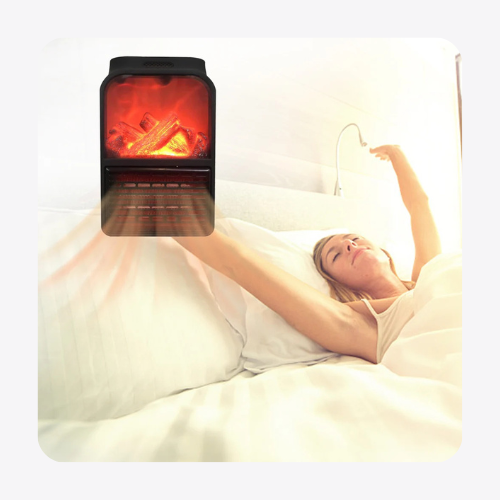Mini Chauffage Électrique portable 900W avec Télécommande