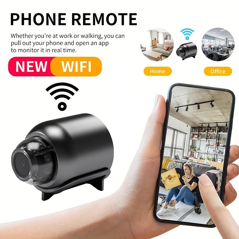 📹 كاميرا مراقبة صغيرة IP WiFi بجودة HD 1080p