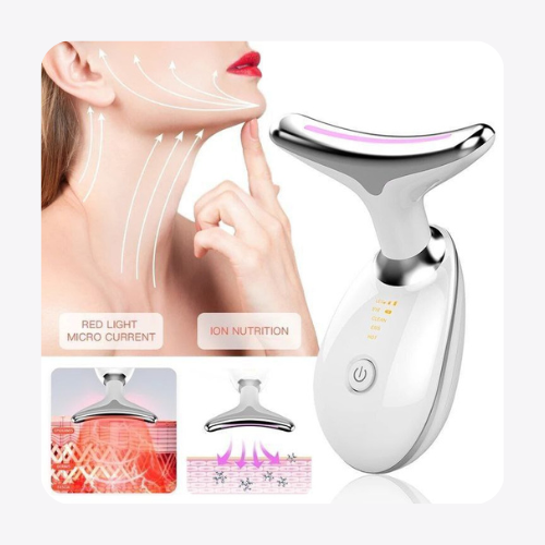 جهاز Micro-Glow المحمول لإزالة التجاعيد من الرقبة والوجه