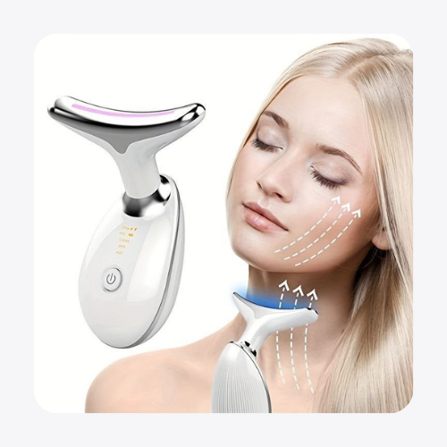 جهاز Micro-Glow المحمول لإزالة التجاعيد من الرقبة والوجه