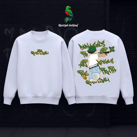 QTZL.2 SWEATSHIRT WHITE