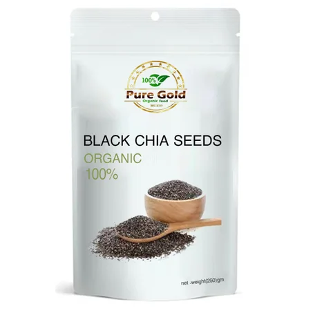 بذور الشيا السوداء العضوية BLACK CHIA SEEDS