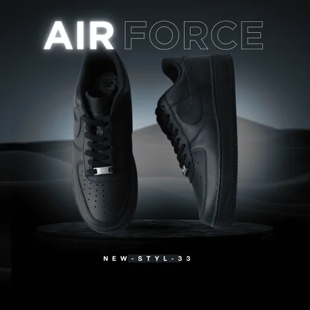 Nike Air Force 1 Low – Classic Black