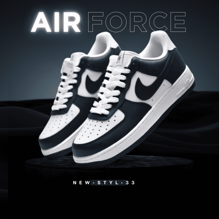 Nike Air Force 1 Black & White