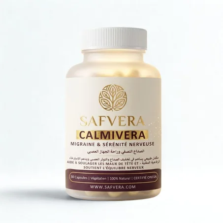 Calmivera - Complément Naturel pour Migraine & Sérénité Nerveuse (30 Capsules)