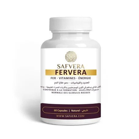 Fervera - Fer, Vitamines & Énergie (60 Capsules)