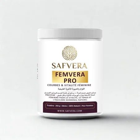 Safvera Protéine Curve Boost - Poudre pour Galbe et Volume Féminin (250g)