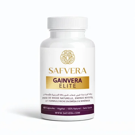 Gainvera Elite - Complément Naturel de Prise de Masse et Gain de Muscle (60 Capsules)