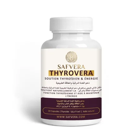 Thyrovera - Soutien Thyroïdien & Énergie Naturelle (30 Capsules)