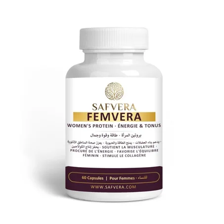 Femvera - Women's Protein, Énergie & Tonus (60 Capsules