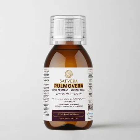 Pulmovera - Sirop Détox Poumons & Aide au Sevrage Tabagique (125 ml)