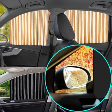 اربع ستائر مغناطسية للسيارة