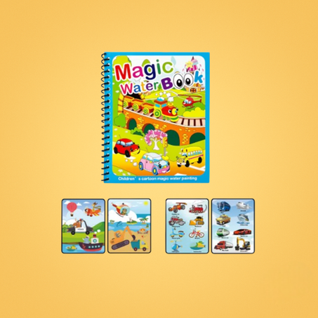 كتاب تلوين مائي للأطفال