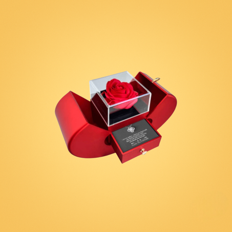 قلادة الوردة الفاخرة