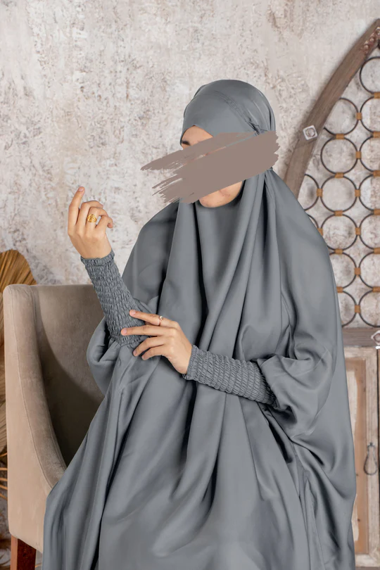 Gray Jilbab
