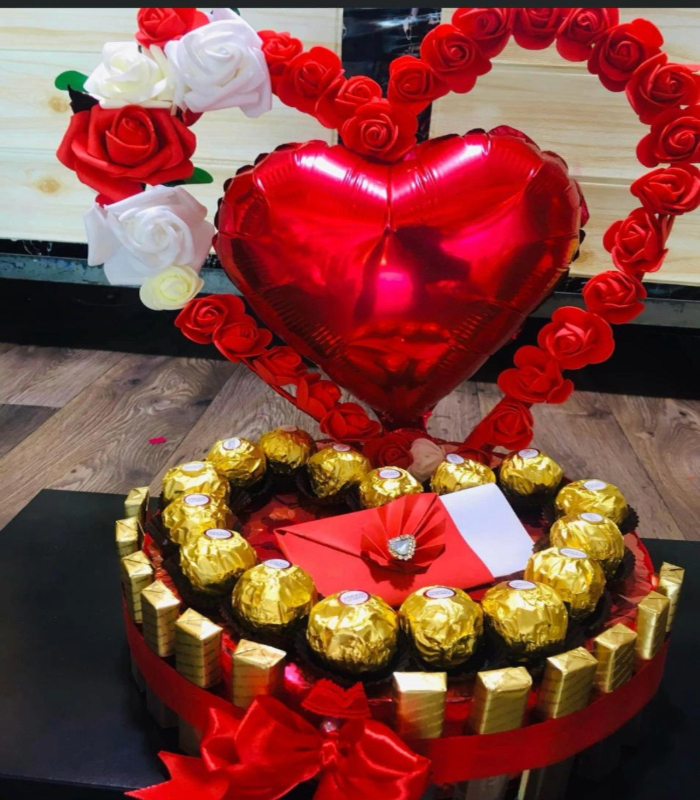 Bouquet  Heart-Flowers