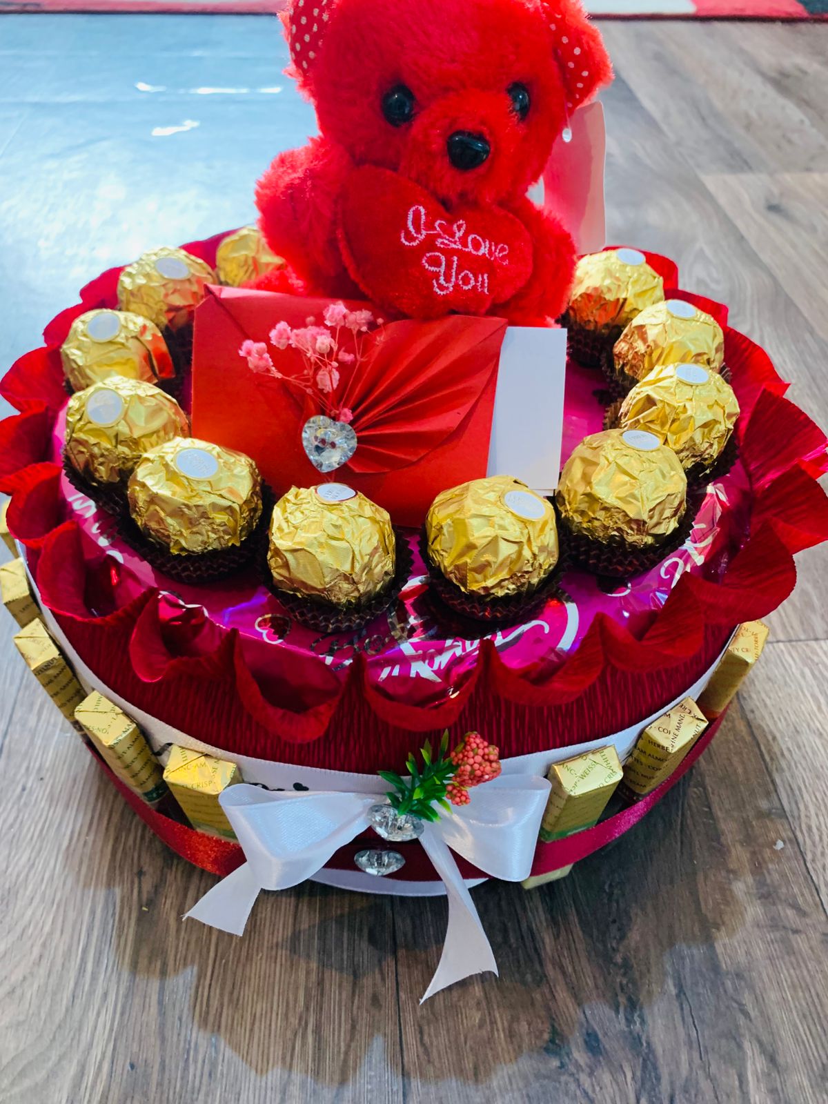 Bouquet ferrero nounours