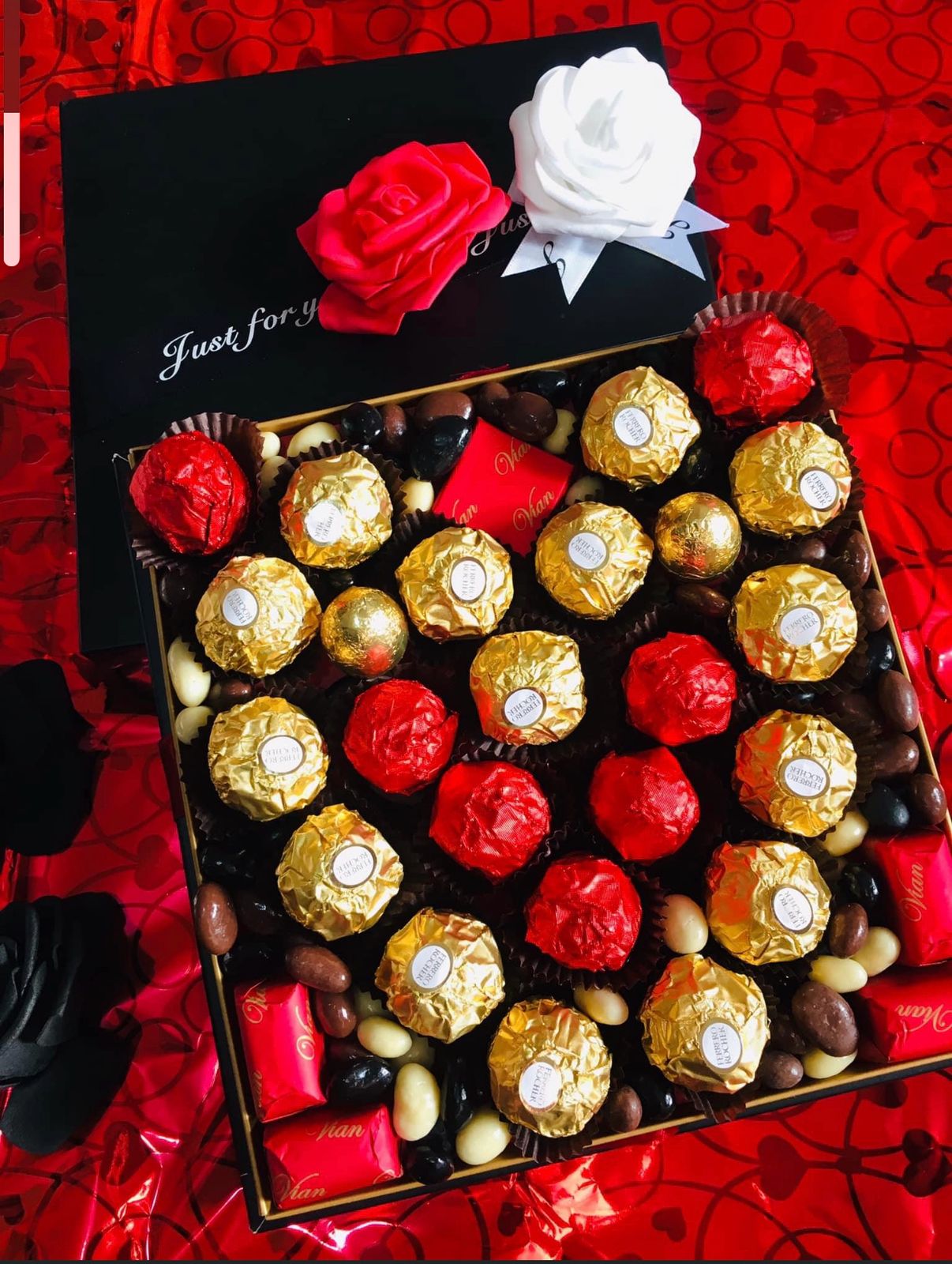 cofffret chocolat coeur doré