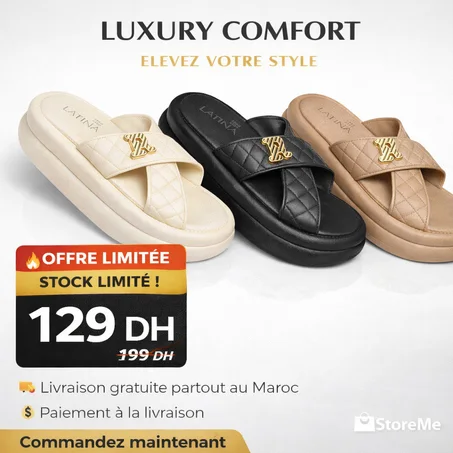 Sandales LATINA – Élégance & Confort Absolu