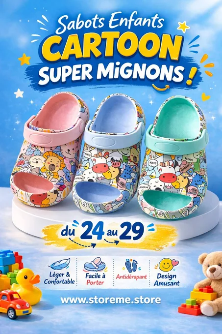 SANDALES SUPER MIGNONS POUR ENFANTS