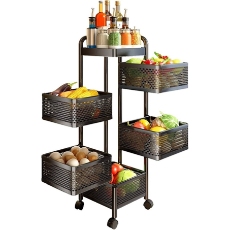 𝙋𝙤𝙧𝙩𝙚 𝙡𝙚𝙜𝙪𝙢𝙚 𝙚𝙩 𝙍𝙖𝙣𝙜𝙚𝙢𝙚𝙣𝙩 𝙚𝙣 𝙖𝙘𝙞𝙚𝙧 𝙞𝙣𝙤𝙭𝙮𝙙𝙖𝙗𝙡𝙚 ✨ غير حياتك في المطبخ مع حامل الخضار الدوار 360° الحديث والعملي ✨