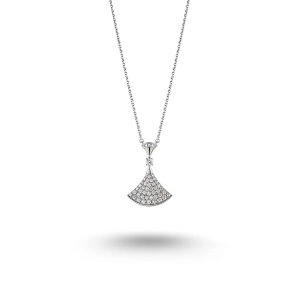 Collier Bvlgari Divas’ Dream Diamants, or blanc