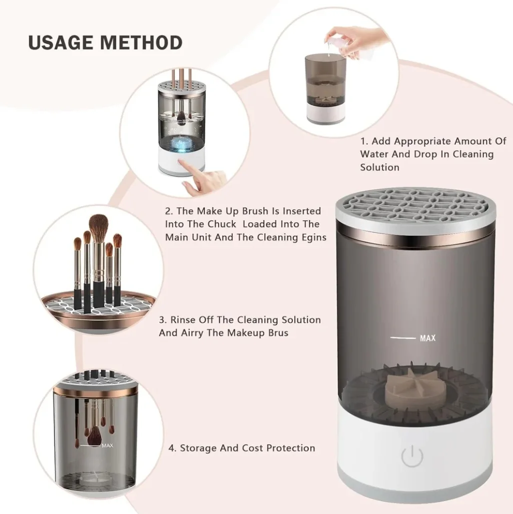 nettoyant brosse maquillage