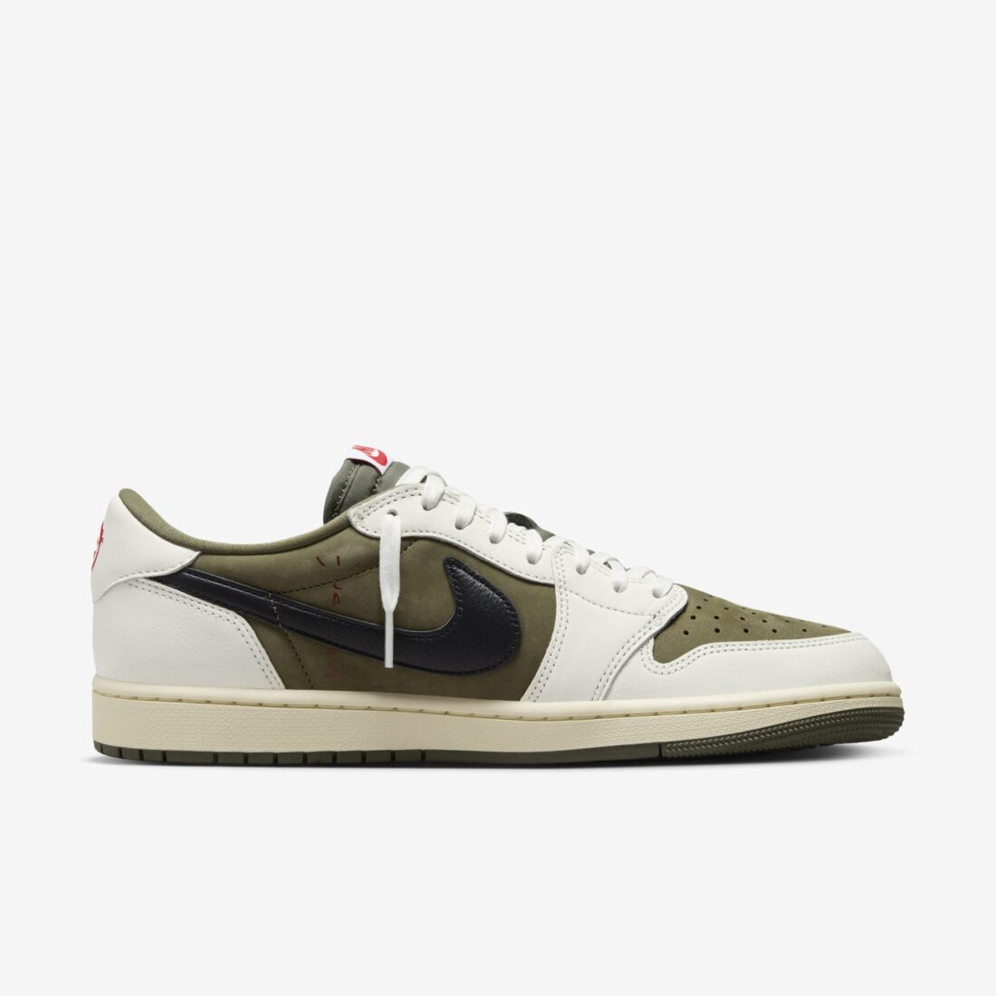 Travis Scott x Air Jordan 1 Low Medium Olive