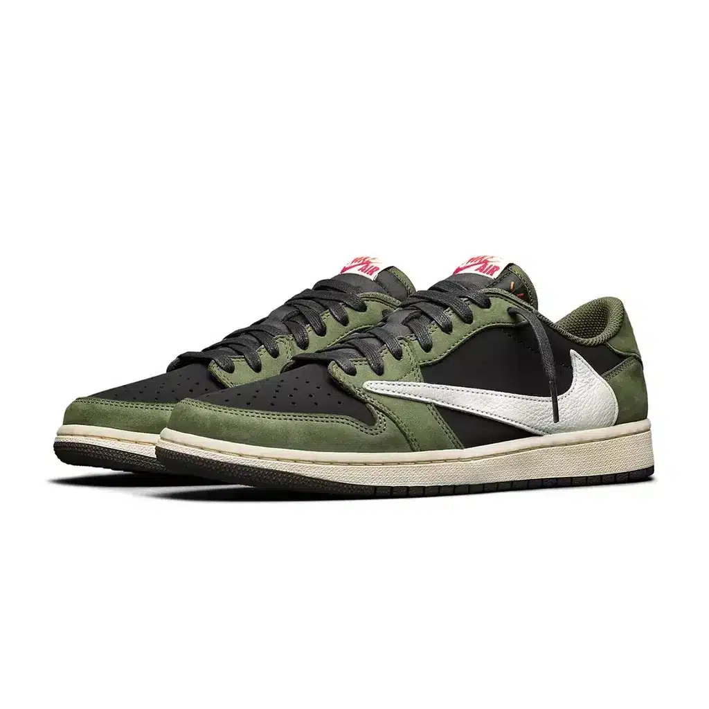 Travis Scott x Air Jordan 1 Low OG Black Olive