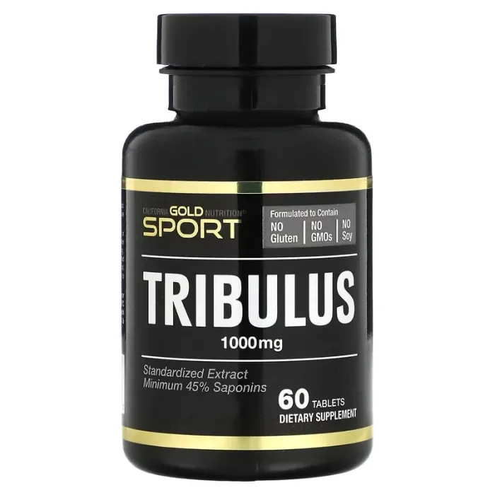 California Gold Nutrition Tribulus 1000mg-60Serv-60Tabs