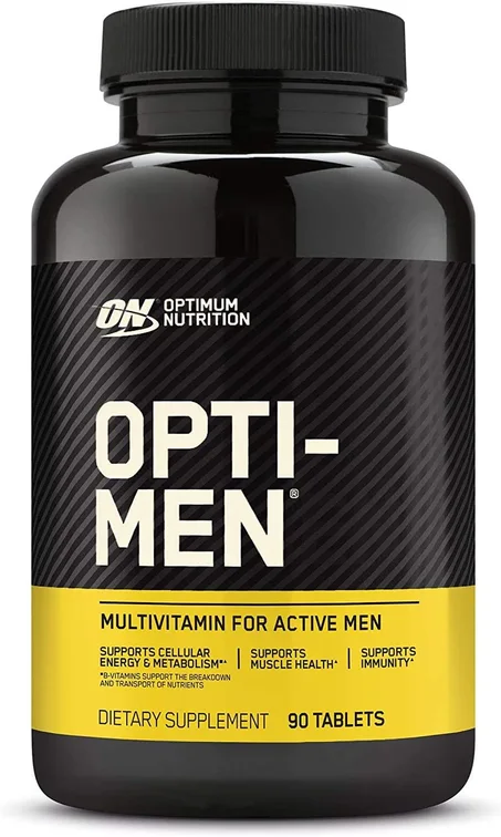 Optimum Nutrition Opti Men Multivitamin pour les Hommes Actifs 90 Comprimés