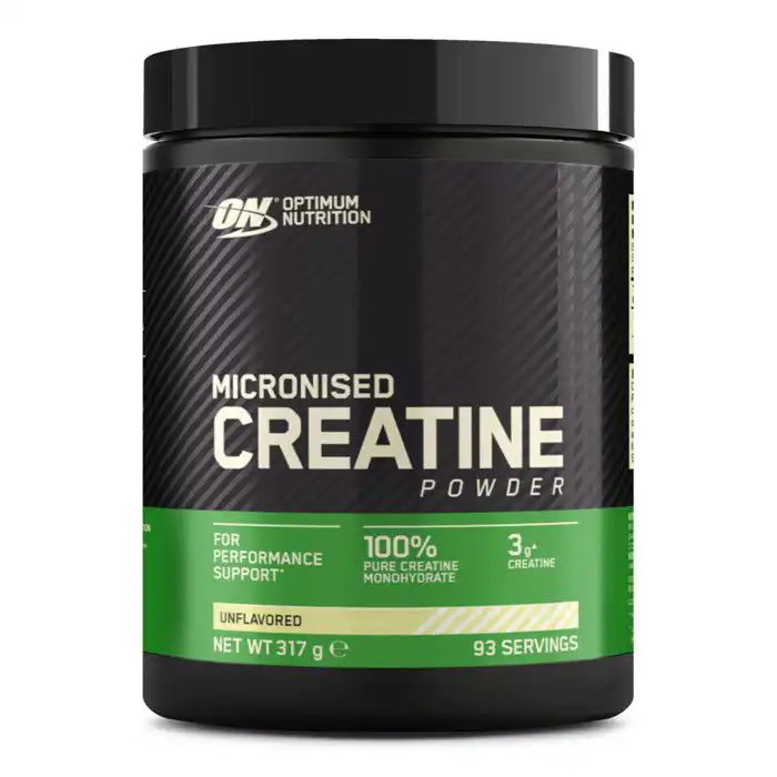 Créatine monohydrate Optimum Nutrition - Micronised Creatine Powder - Saveur neutre 317g