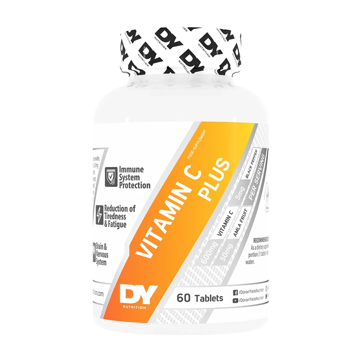 Vitamine C 600 mg - 60 Comprimés (60 Servings)
